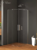 NEW TRENDY Kabina prysznicowa drzwi podwójne przesuwne SMART 90x110x200 EXK-4062